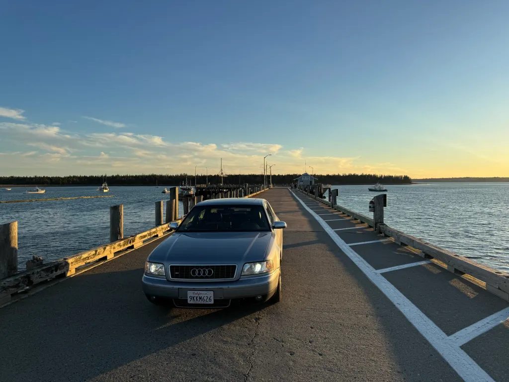 On the pier
