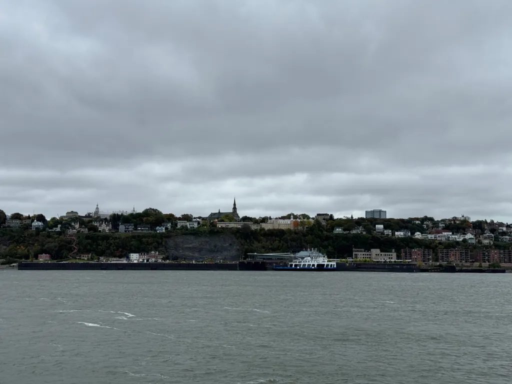 St Lawrence river view from the ship