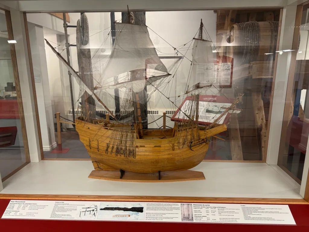 Whaling ship model