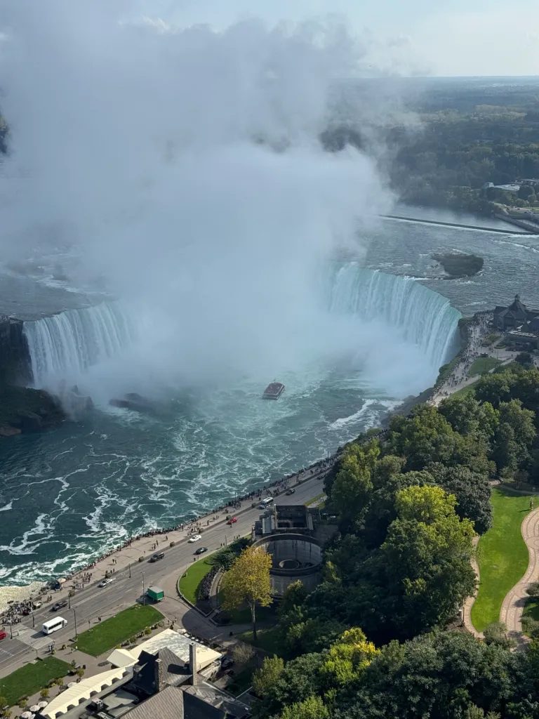 Niagara Falls – picture from the Skylon Tower