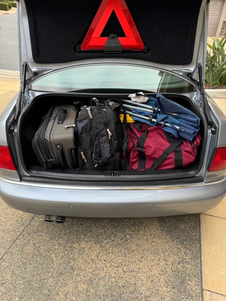 Roci and I – starting the trip