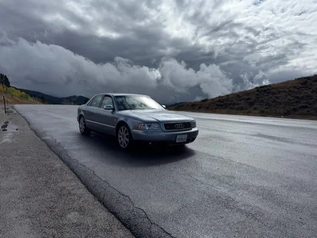 On the side of the road somewhere in Utah, Wyoming (probably) or Idaho (also probably)