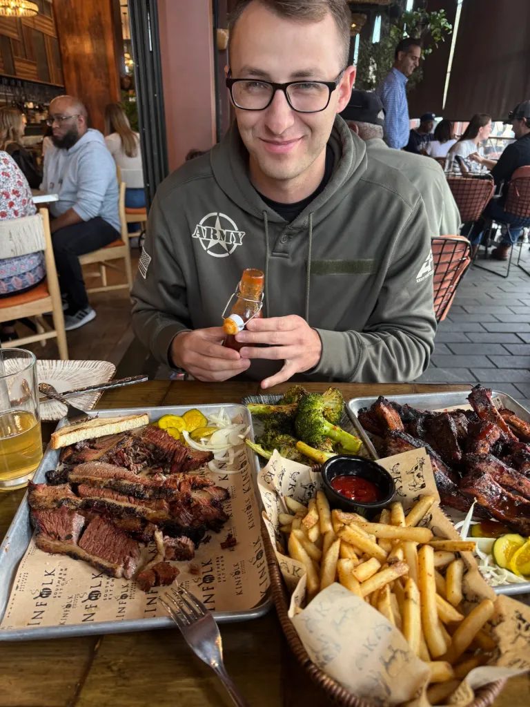We decided to go vegetarian today. As in we ate vegetarian cows…