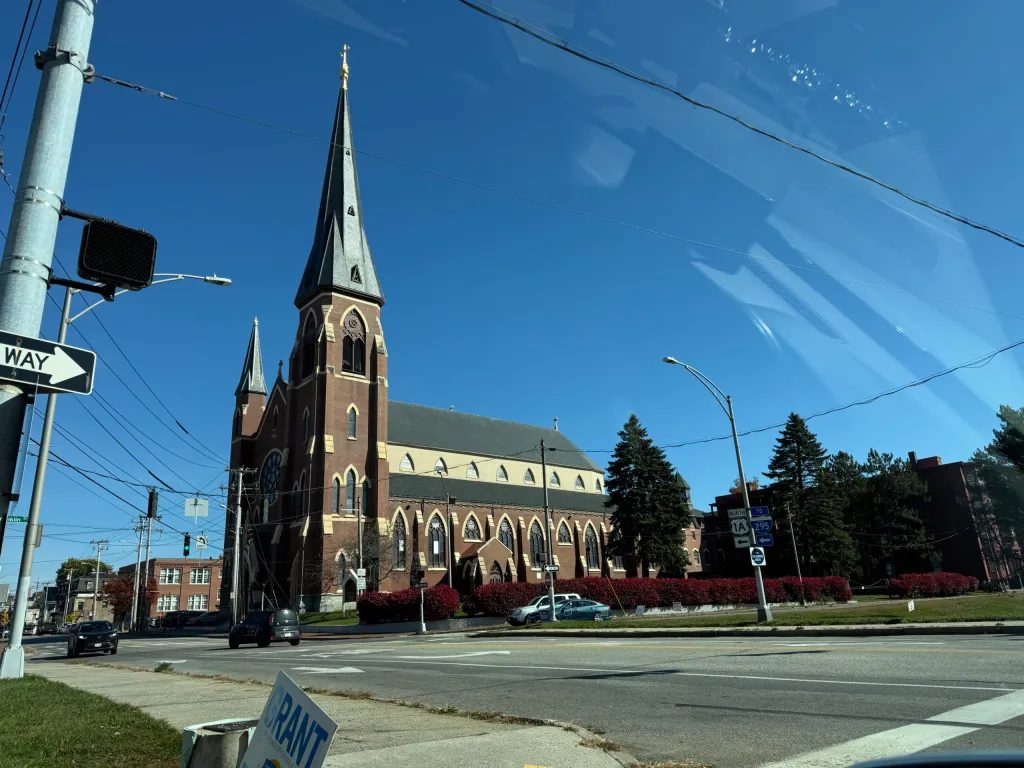 Roci was unhappy with me not asking her to be in this church pic
