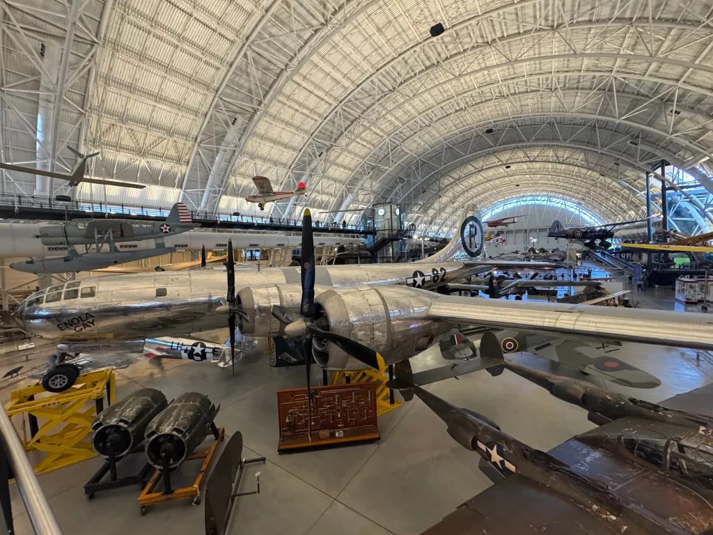 The infamous Enola Gay of Hiroshima atomic bomb fame…