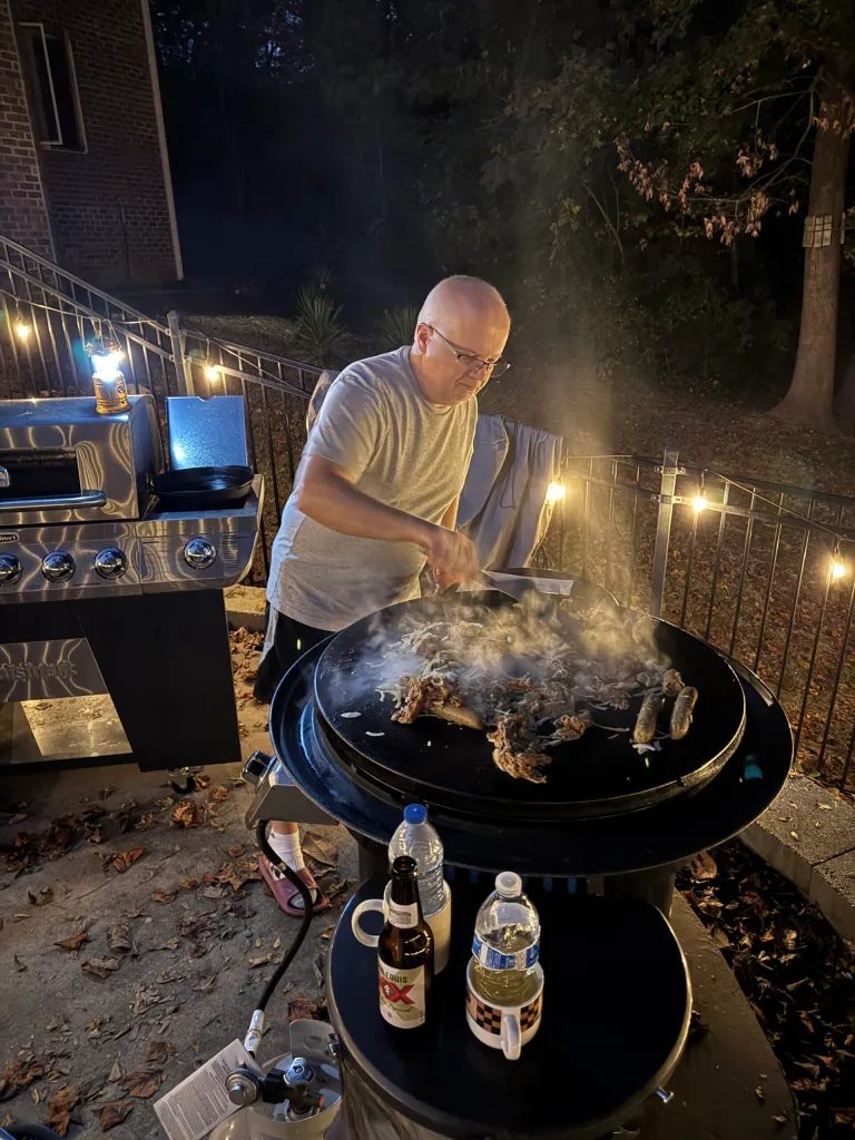 The Grand Master at work…